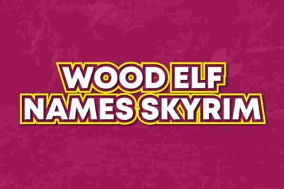 Wood Elf Names Skyrim