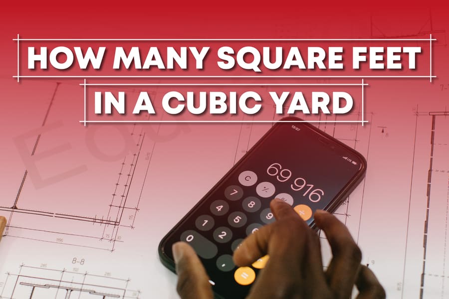 How Many Square Feet In A Cubic Yard